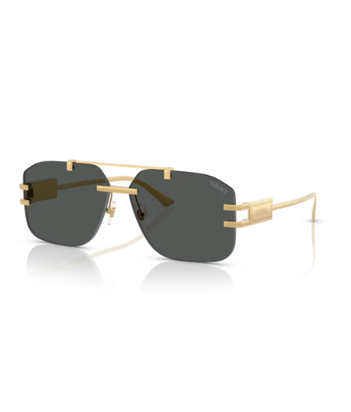 GAFAS VERSACE VE2275 DORADO/GRIS OSCURO HOMBRE