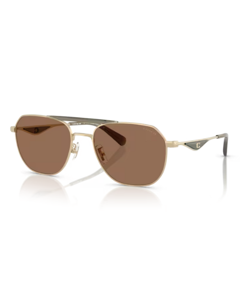 GAFAS COACH HC7178 CAE80 SATIN LIGTH GOLD/OLIVE GREEN HOMBRE
