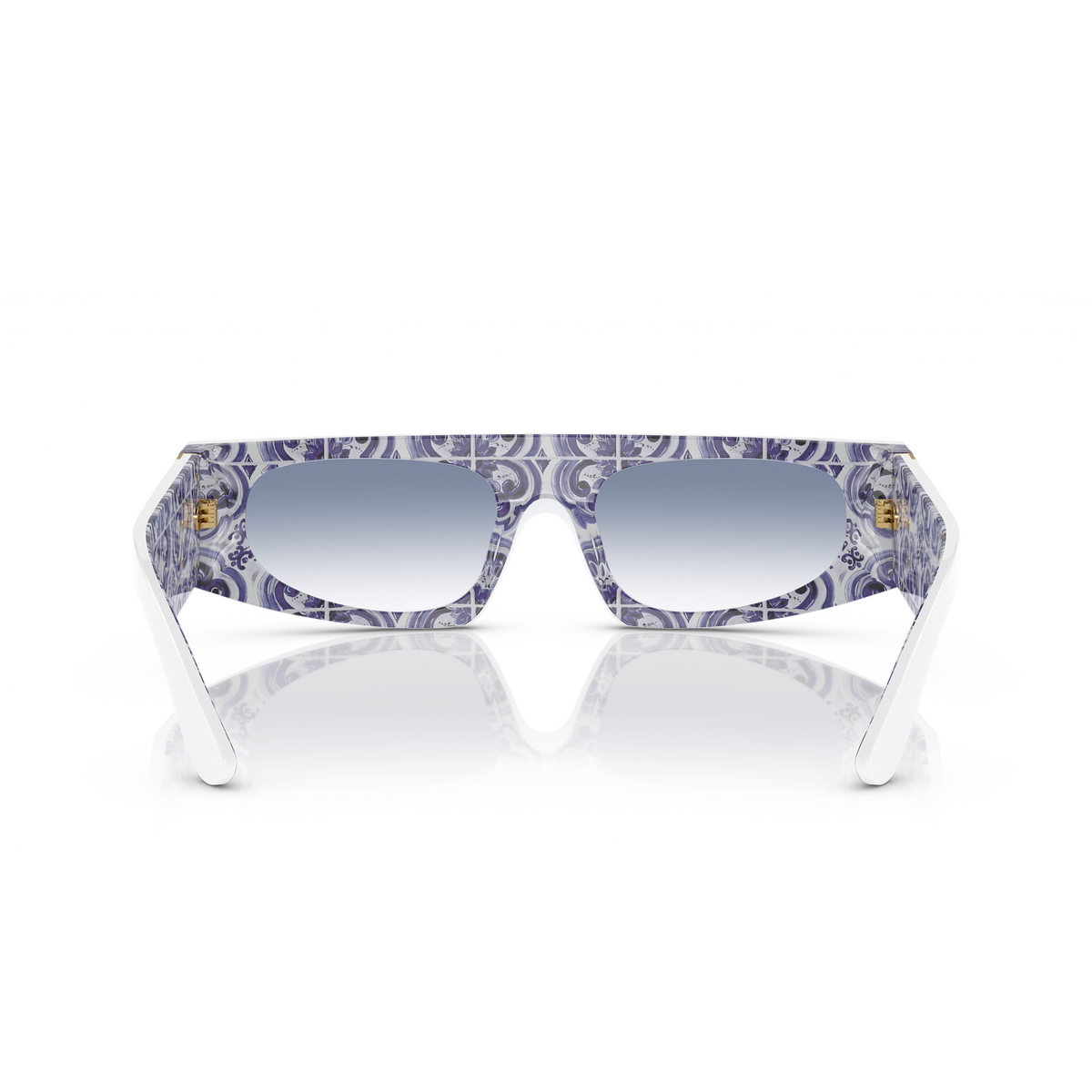 GAFAS DOLCE GABBANA DG4411 WHITE ON BLUE MAIOLICA GRADIENT BLUE DAMA