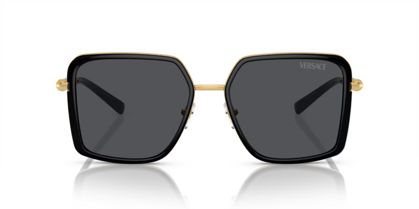 GAFAS VERSACE VE2261 BLACK DARK GREY	HOMBRE