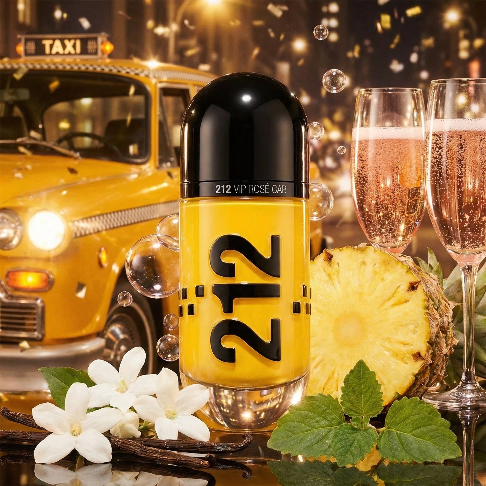 CAROLINA HERRERA 212 VIP ROSE CAB DAMA