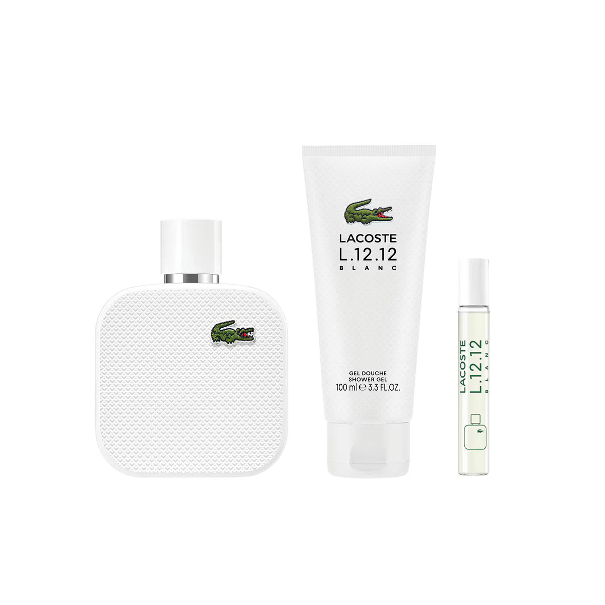SET LACOSTE L.12.12 BLANC EDT HOMBRE