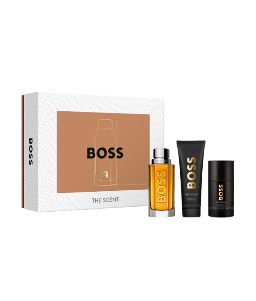 SET HUGO BOSS THE SCENT HOMBRE