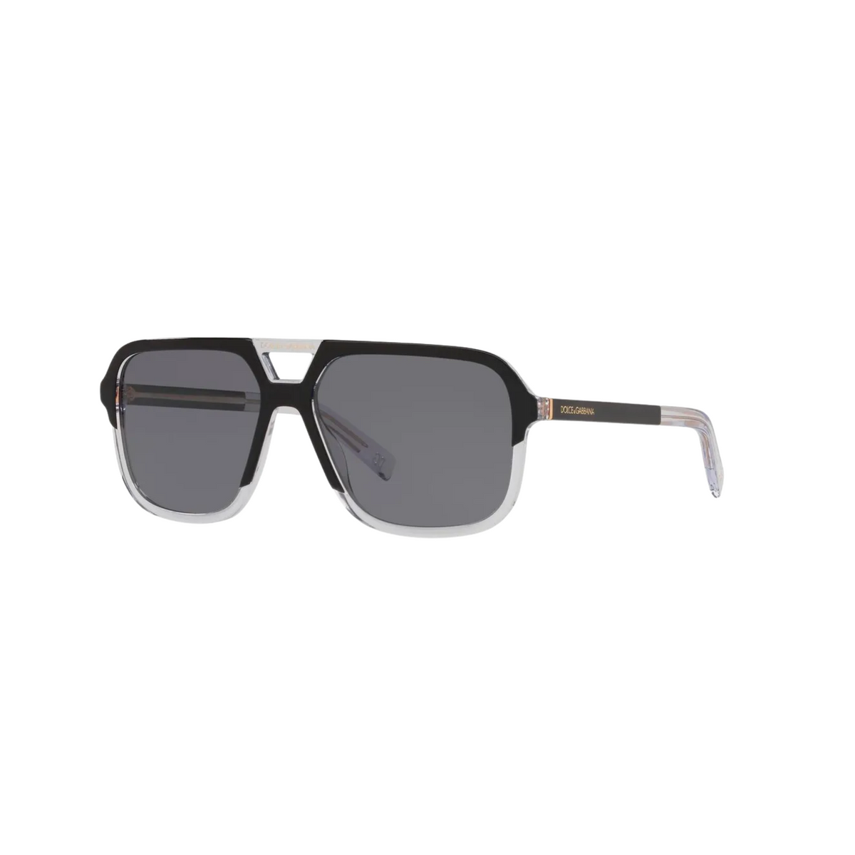 GAFAS DOLCE GABBANA DG4354 TOP OF BLACK ON CRYSTAL DARK GREY HOMBRE