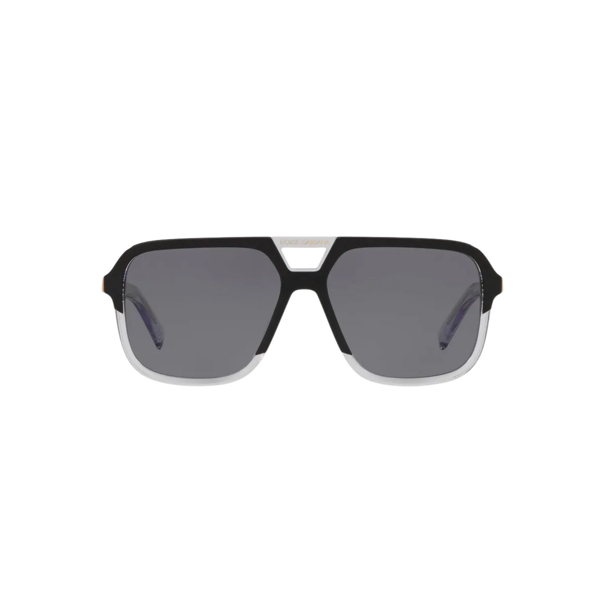 GAFAS DOLCE GABBANA DG4354 TOP OF BLACK ON CRYSTAL DARK GREY HOMBRE