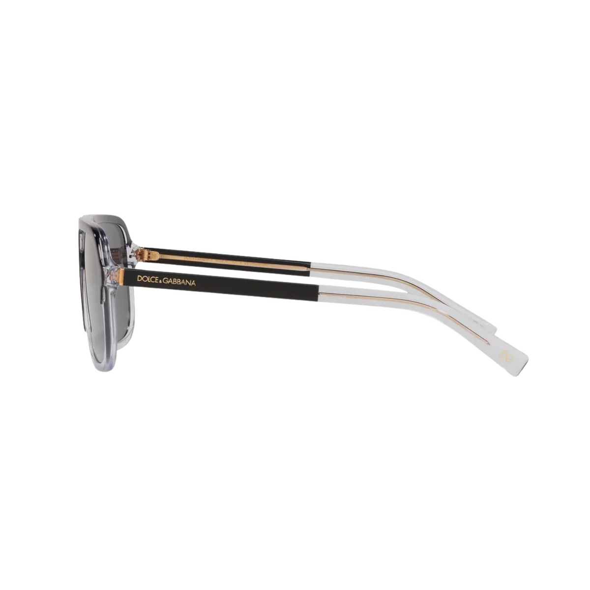 GAFAS DOLCE GABBANA DG4354 TOP OF BLACK ON CRYSTAL DARK GREY HOMBRE