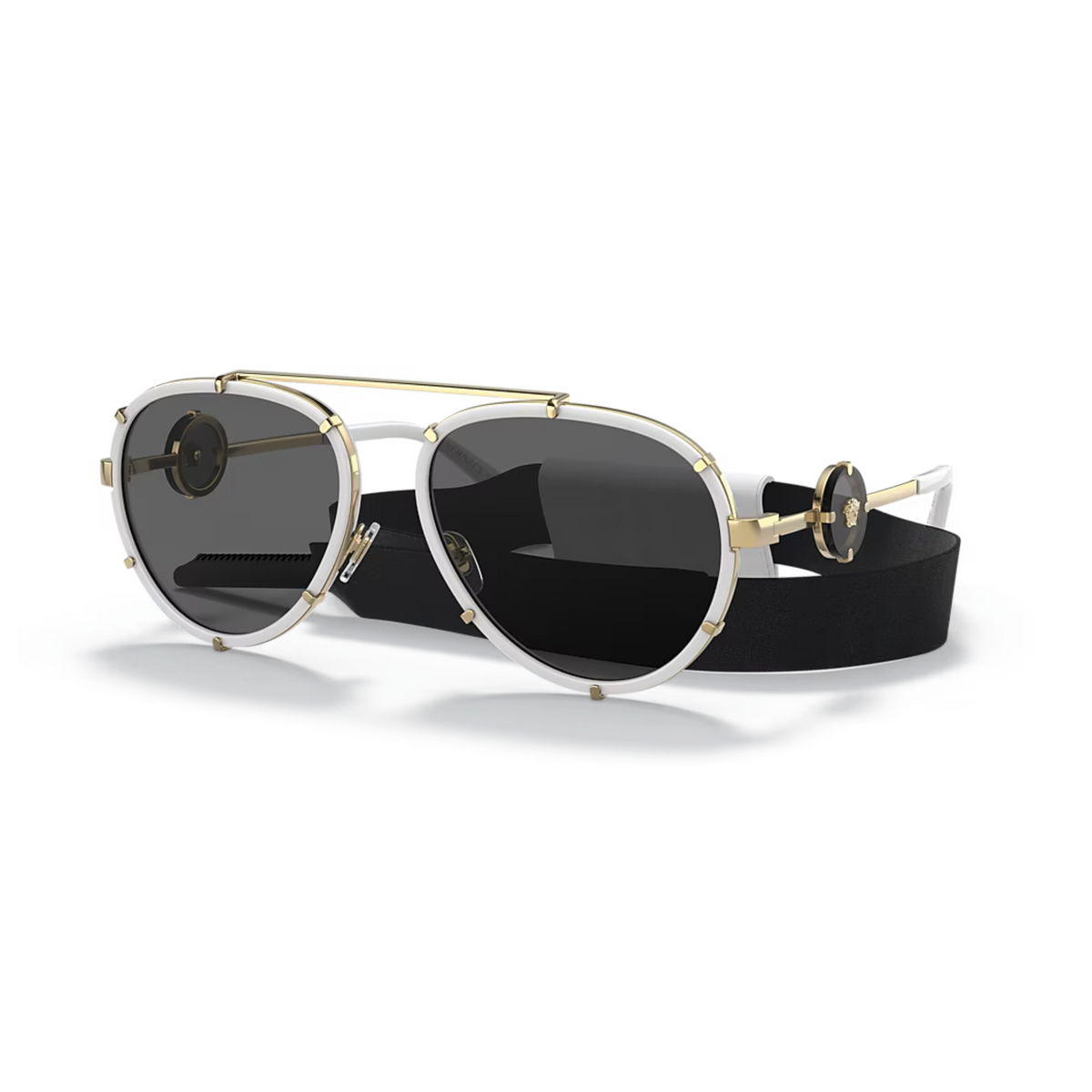 GAFAS VERSACE VE2232 WHITE DARK GREY	HOMBRE