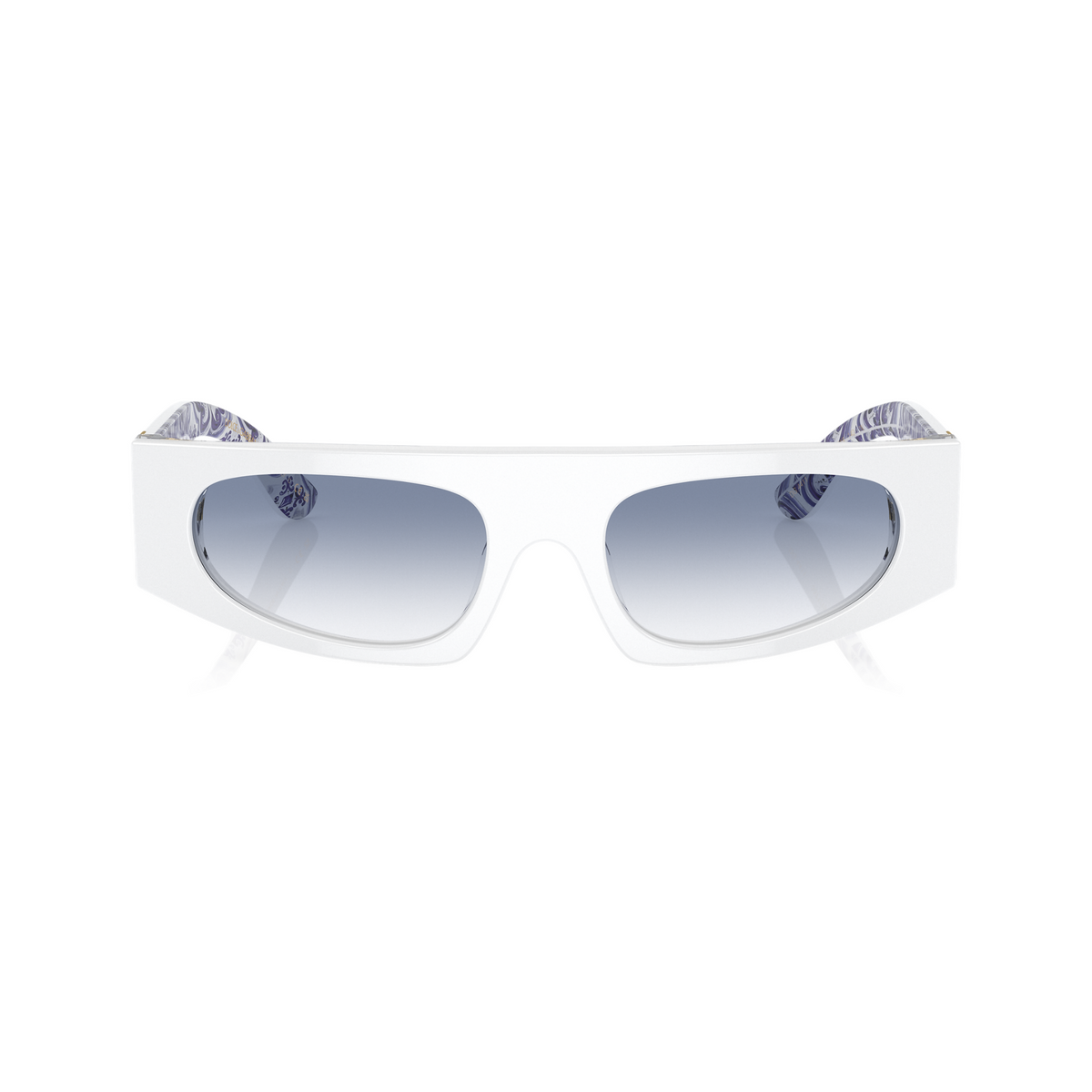 GAFAS DOLCE GABBANA DG4411 WHITE ON BLUE MAIOLICA GRADIENT BLUE DAMA