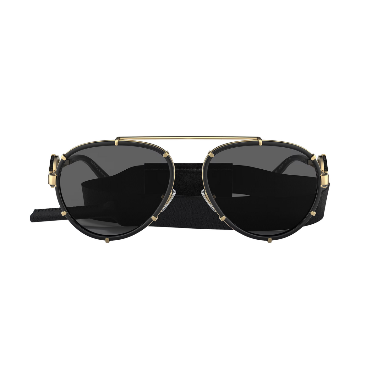 GAFAS VERSACE VE2232 BLACK DARK GREY	HOMBRE