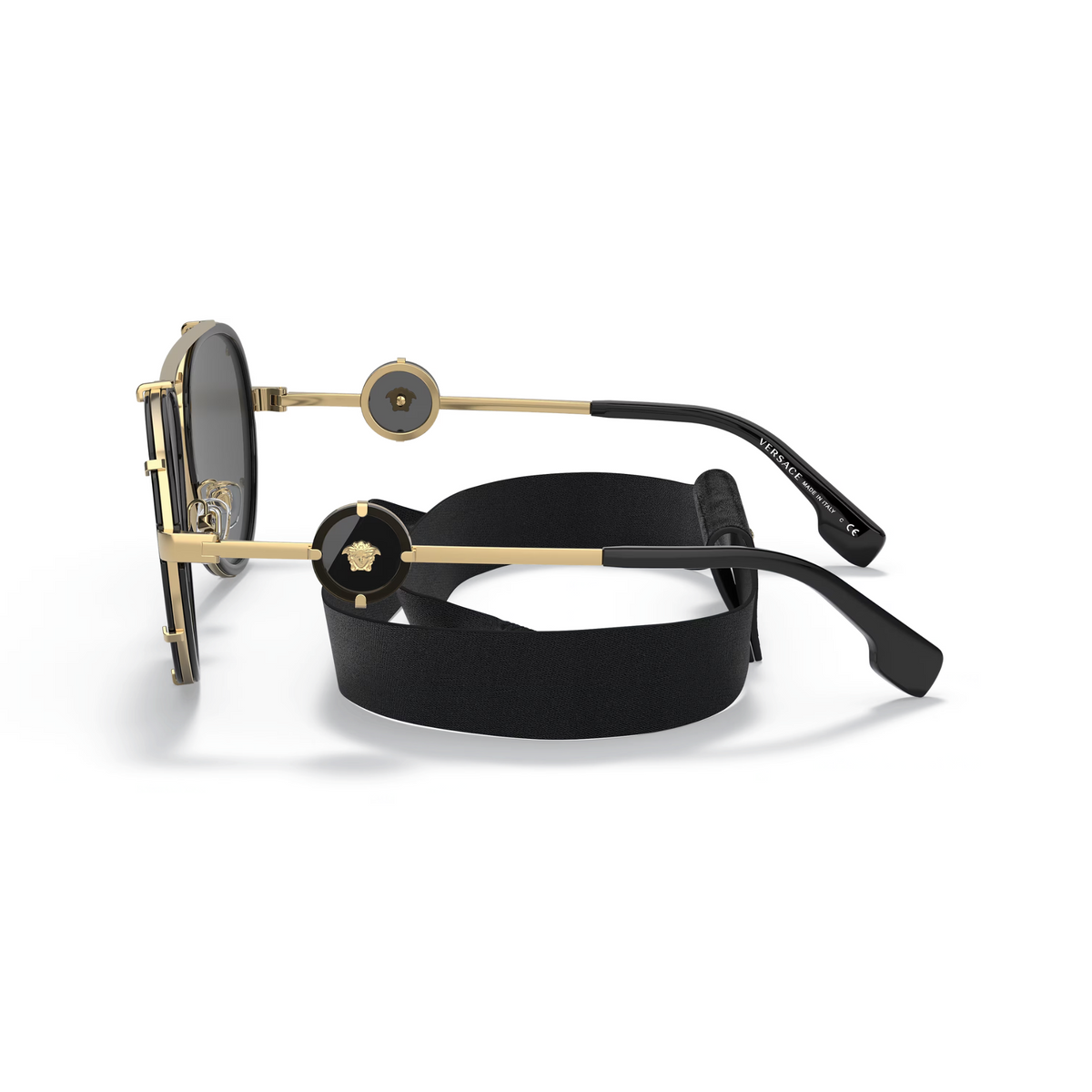 GAFAS VERSACE VE2232 BLACK DARK GREY	HOMBRE