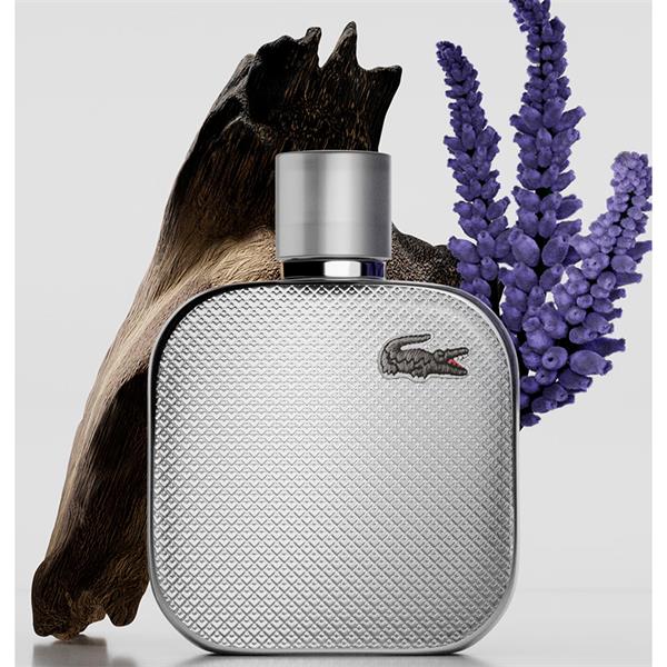 LACOSTE L.12.12 SILVER GREY HOMBRE