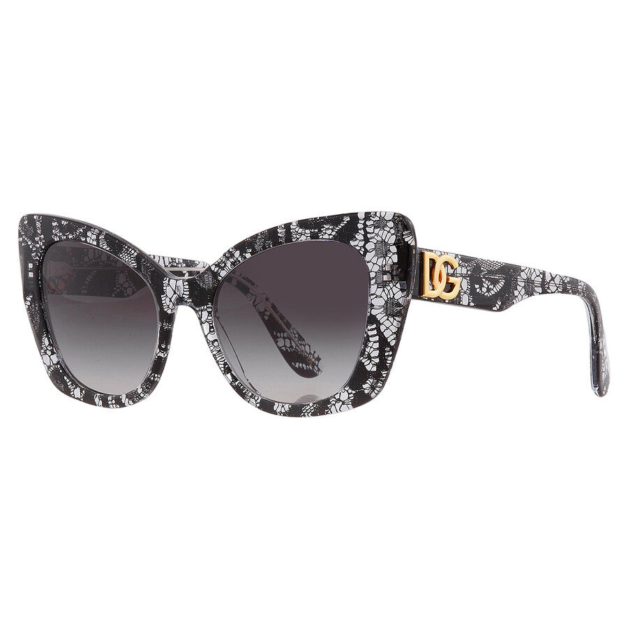 GAFAS DOLCE GABBANA DG4405 BLACK LACE GREY GRADIENT BLACK	 DAMA