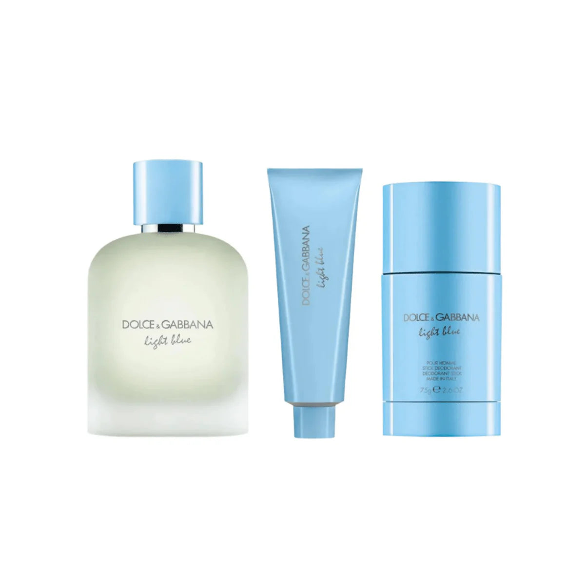 SET DOLCE GABBANA LIGTH BLUE POUR HOMME