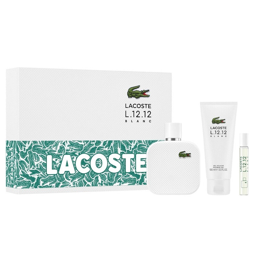 SET LACOSTE L.12.12 BLANC EDT HOMBRE