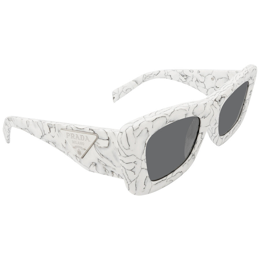 GAFAS PRADA PR13ZS MATTE WHITE MARBLE DARK GREY	 DAMA