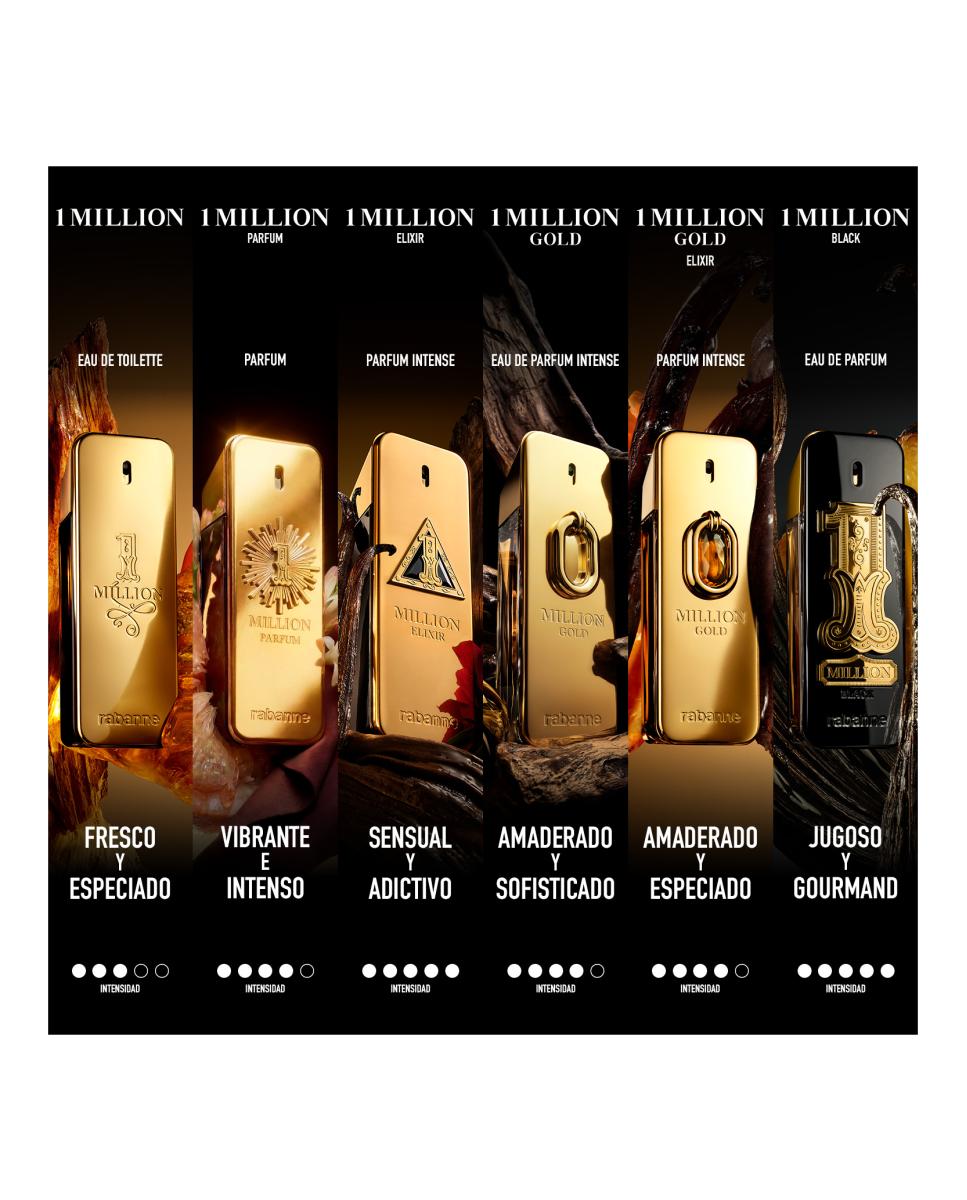 PACO RABBANE 1 MILLION BLACK HOMBRE